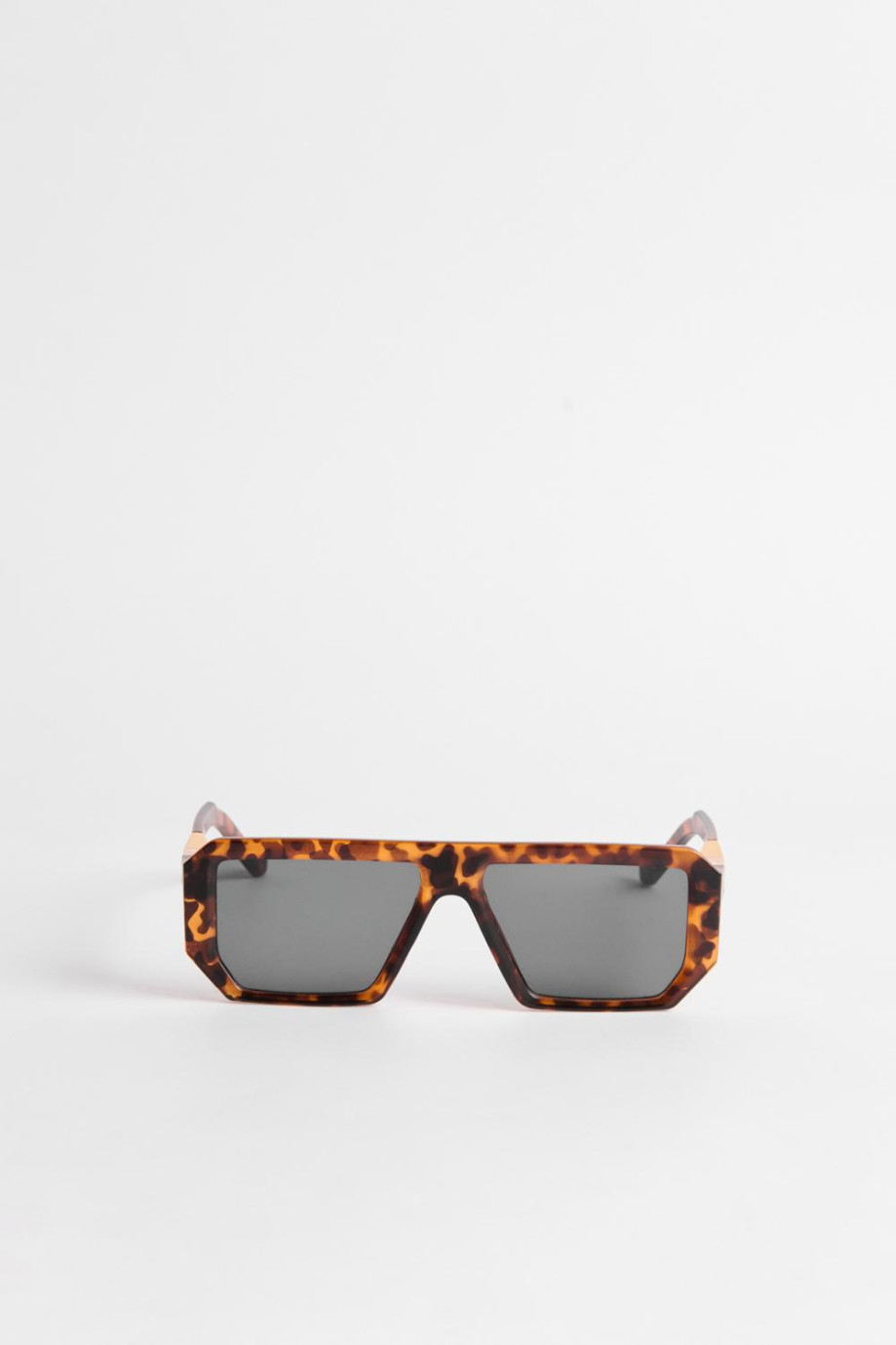 Gafas de sol piloto unicolores con lentes oscuros