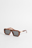 Gafas de sol piloto unicolores con lentes oscuros