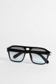 Gafas piloto de sol unicolores con filtro UV en lentes