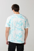 Camiseta crema tie dye de Snoopy oversize manga corta