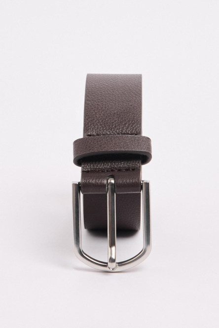 Cinturón masculino, color Marrón con textura