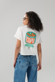 Camiseta crop top femenina