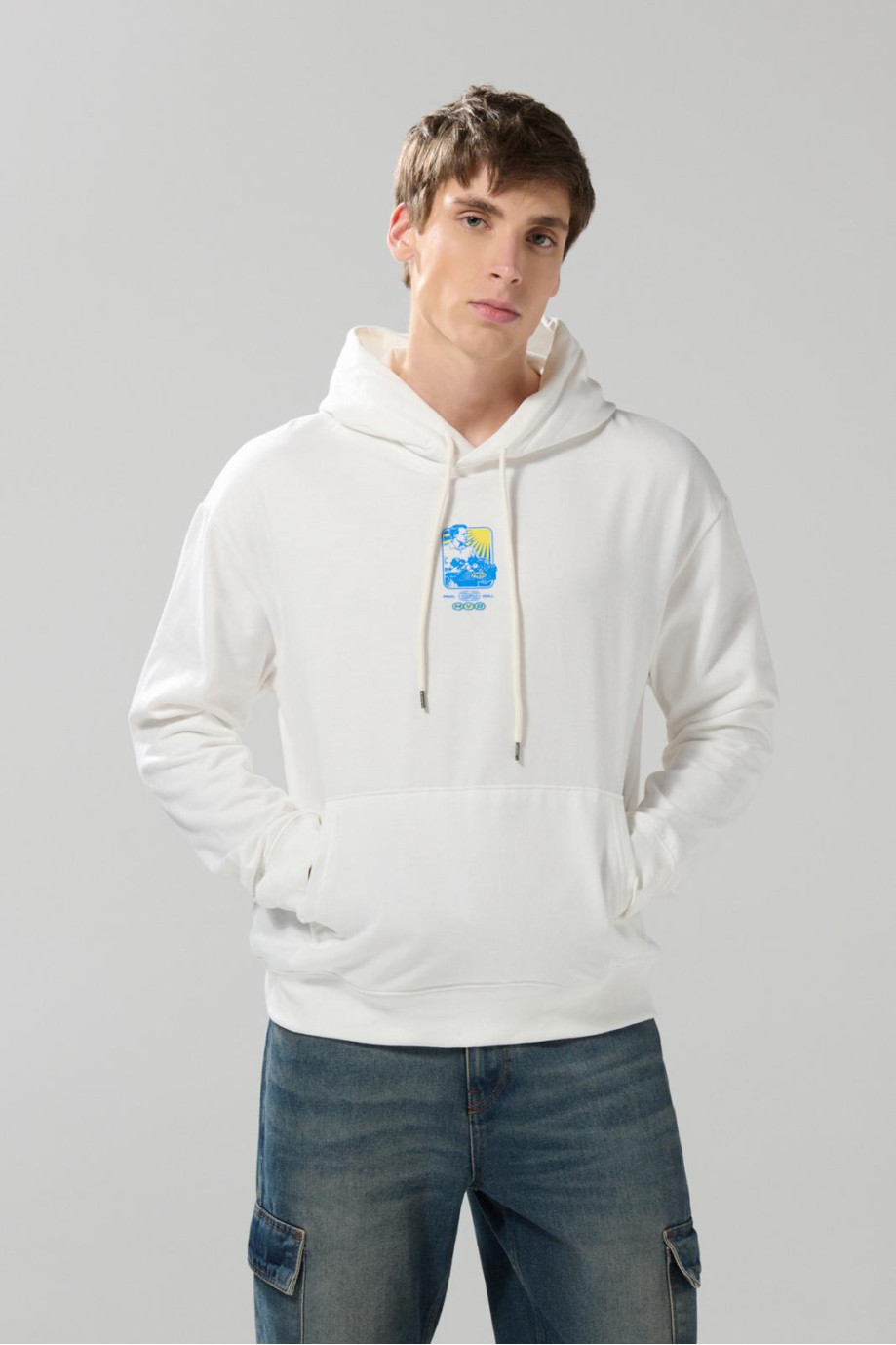 Buzo capota masculino oversize