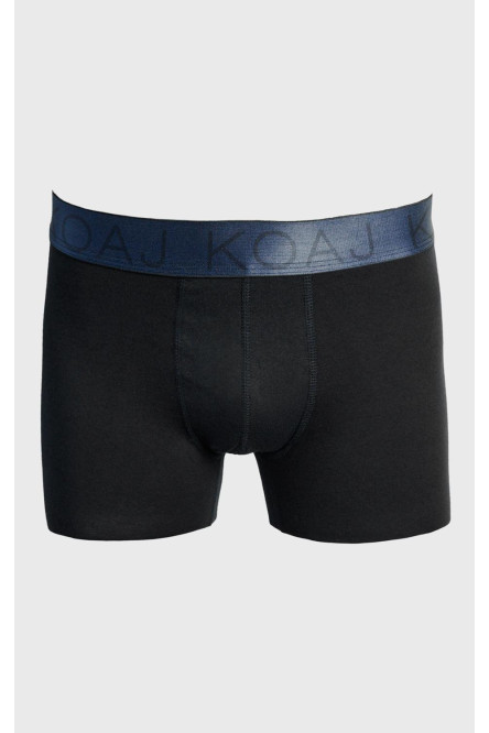 Bóxer azul intenso midway brief-largo con cintura elástica