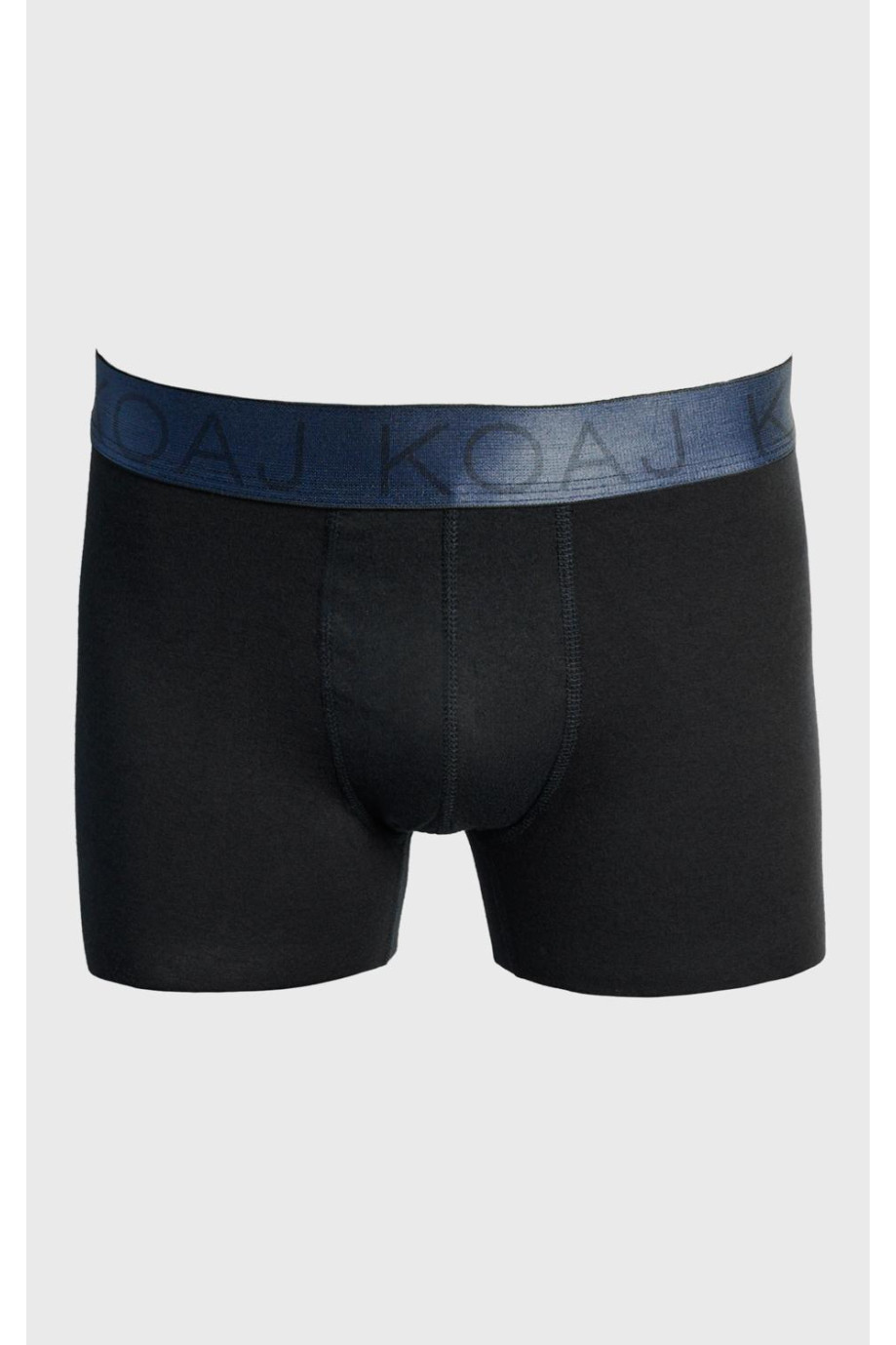 Bóxer azul intenso midway brief-largo con cintura elástica