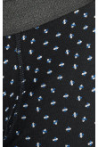 Bóxer azul intenso brief-medio con figuras continuas