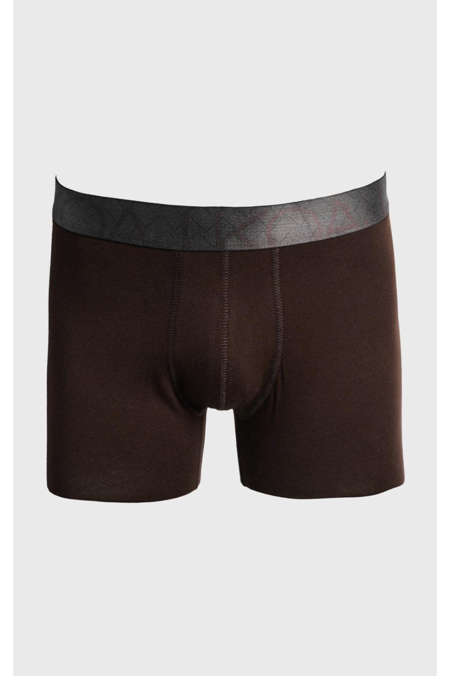 Bóxer midway brief-largo café oscuro con costuras planas