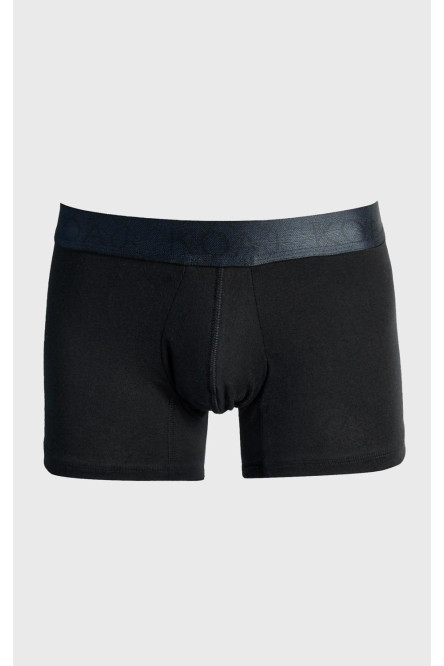 Bóxer en algodón trunk-corto azul intenso con tiro bajo