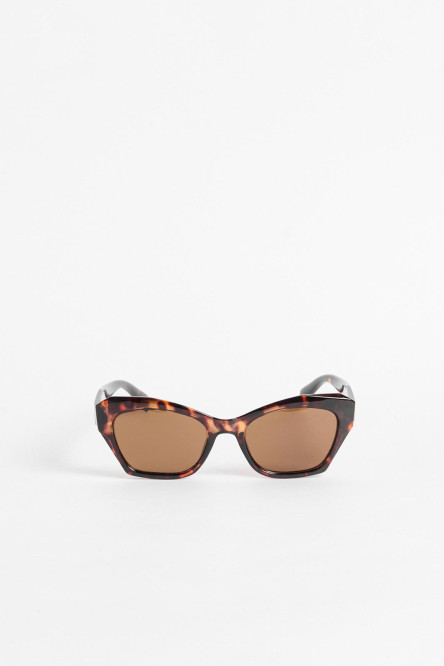 Gafas cat eye de sol cafés con lentes polarizados