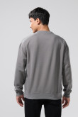 Buzo gris intenso cuello redondo de Looney Tunes