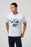 Camiseta azul clara manga corta de Looney Tunes