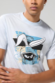 Camiseta azul clara manga corta de Looney Tunes