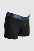 Bóxer azul intenso brief-medio en algodón