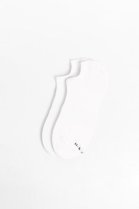 Medias invisibles unicolores con ajuste localizado y texturas