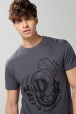 Camiseta gris intensa manga corta de Looney Tunes
