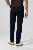 Jean tiro bajo slim azul intenso con cremallera