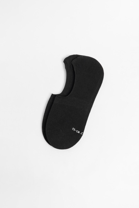 Medias baletas con ajuste y texturas unicolores