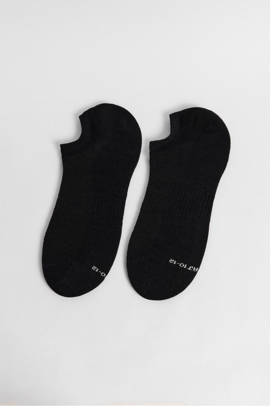 Medias invisibles unicolores con texturas y ajuste localizado