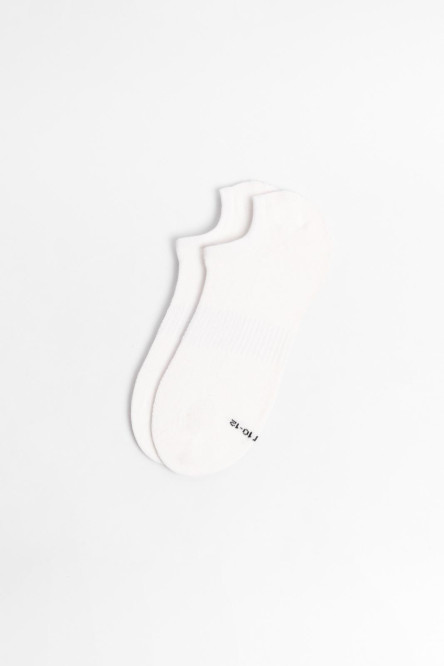 Medias invisibles unicolores con texturas y ajuste localizado