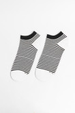 Medias tobilleras con diseño a Rayas.