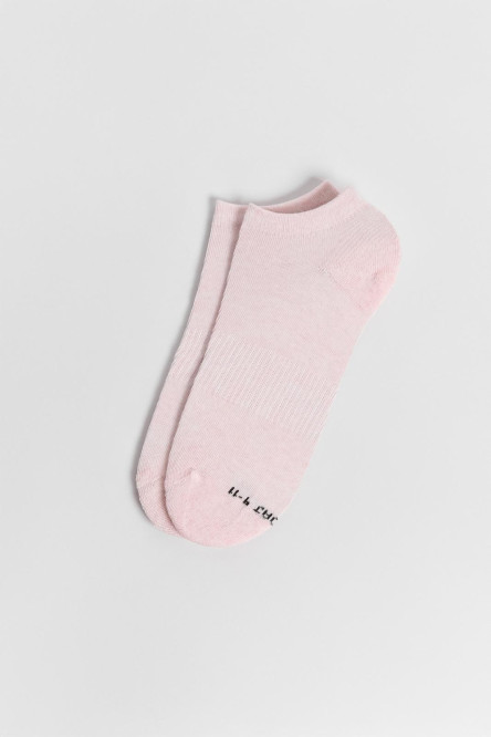 Medias tobilleras con ajuste y texturas unicolores