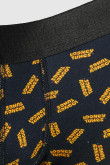 Bóxer brief-medio azul intenso con arte de Looney Tunes