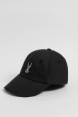 Cachucha beisbolera negra con bordado de Looney Tunes