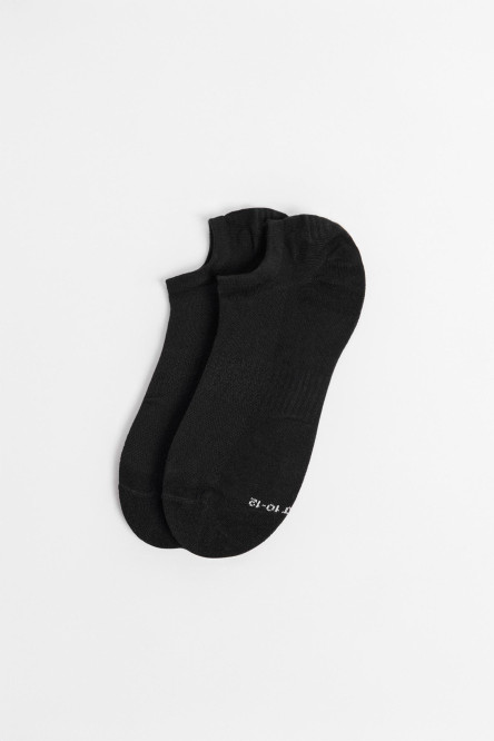 Medias invisibles unicolores con texturas y ajuste localizado