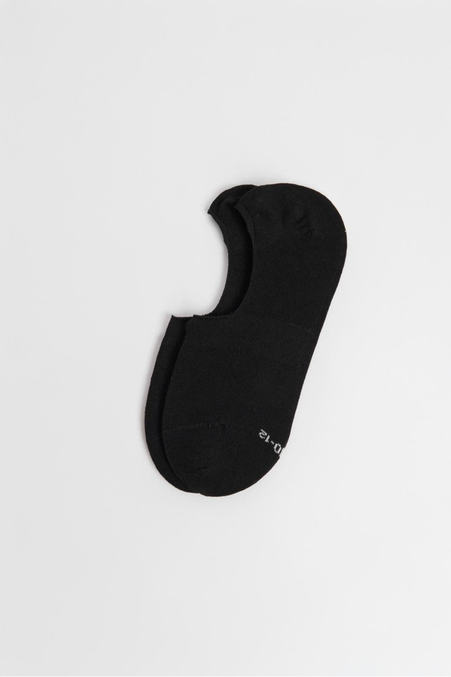 Medias baletas unicolores en algodón con finas texturas