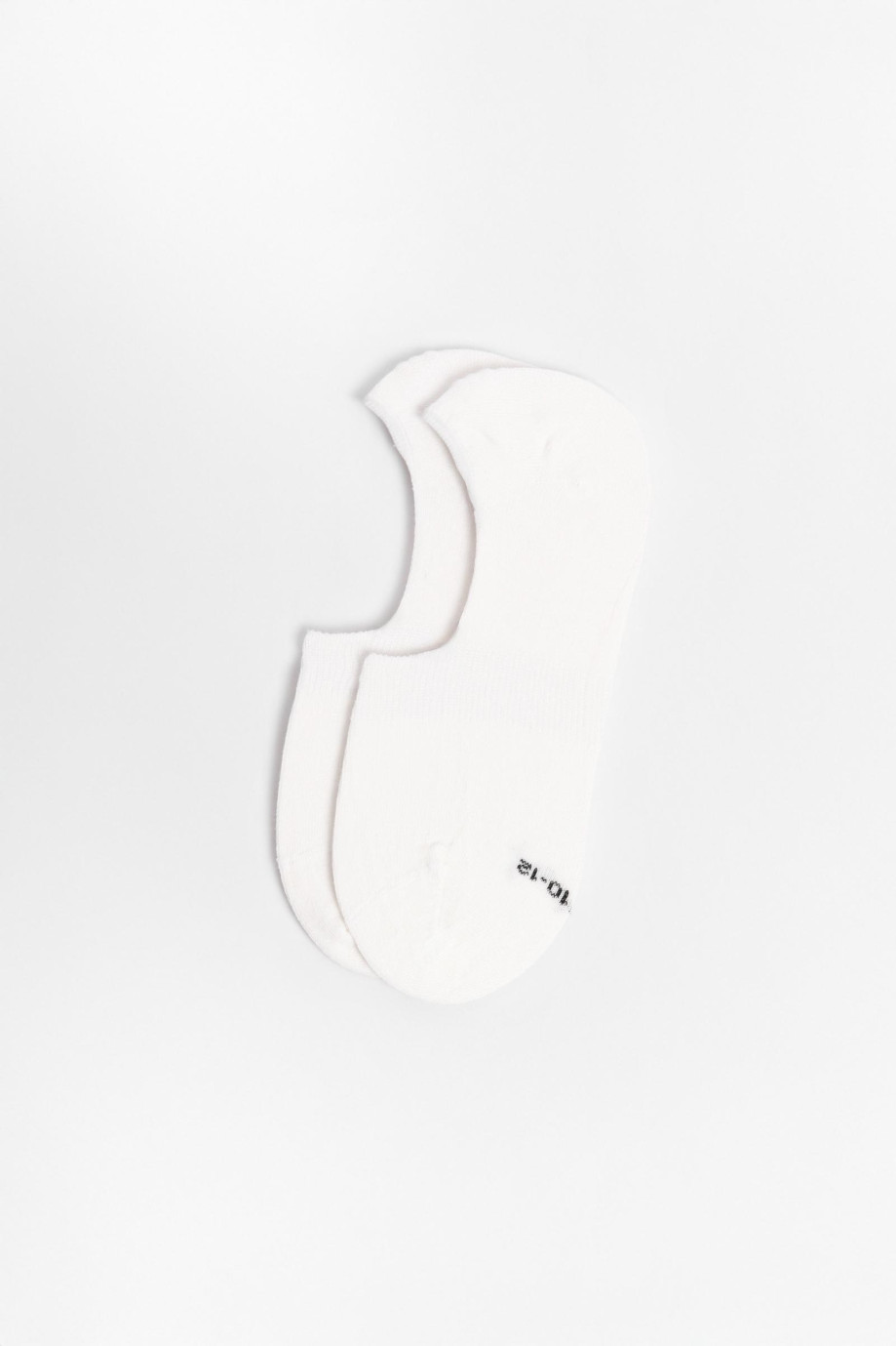 Medias baletas unicolores en algodón con finas texturas