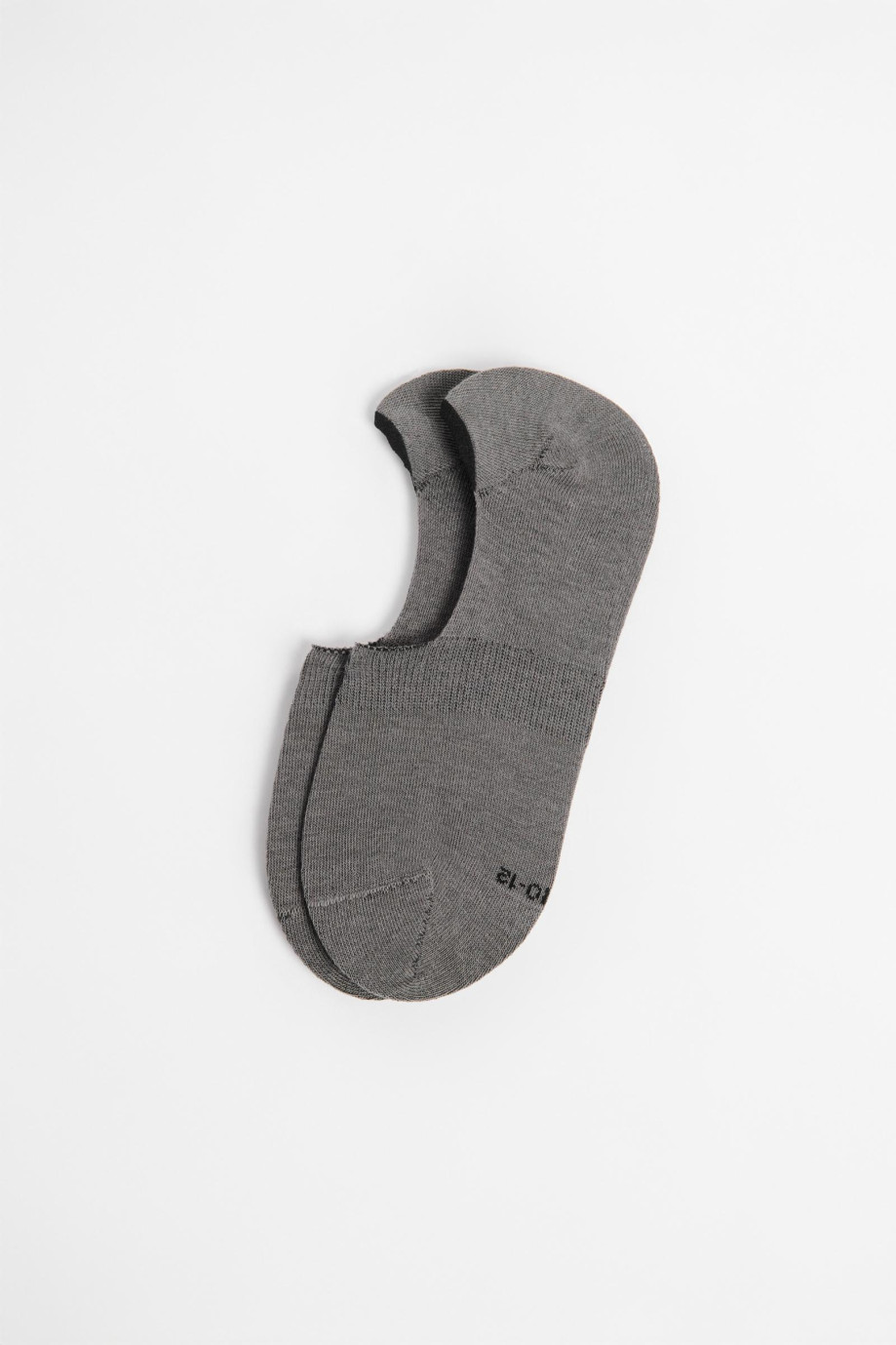 Medias baletas unicolores en algodón con finas texturas