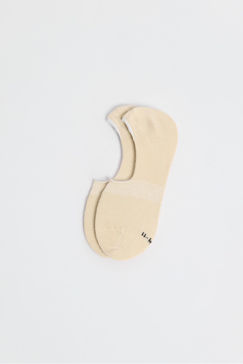 Medias unicolores en algodón baletas con finas texturas