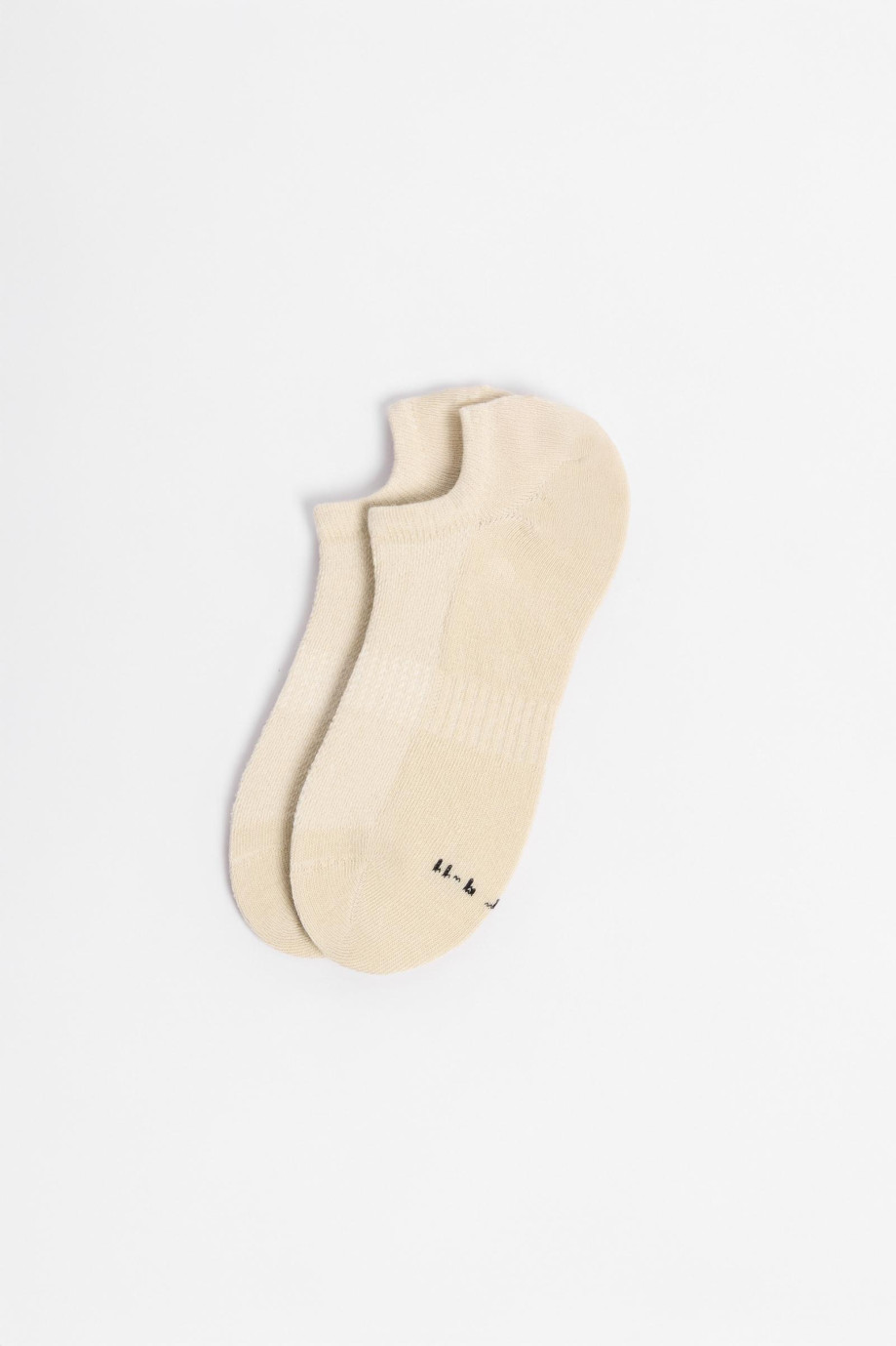 Medias invisibles unicolores con ligero ajuste en empeine