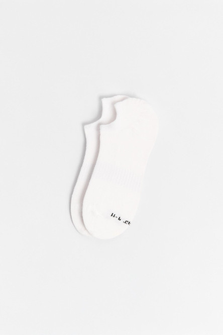 Medias invisibles unicolores con ligero ajuste en empeine