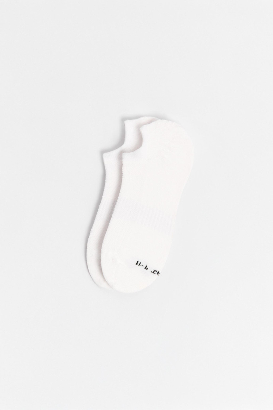 Medias invisibles unicolores con ligero ajuste en empeine