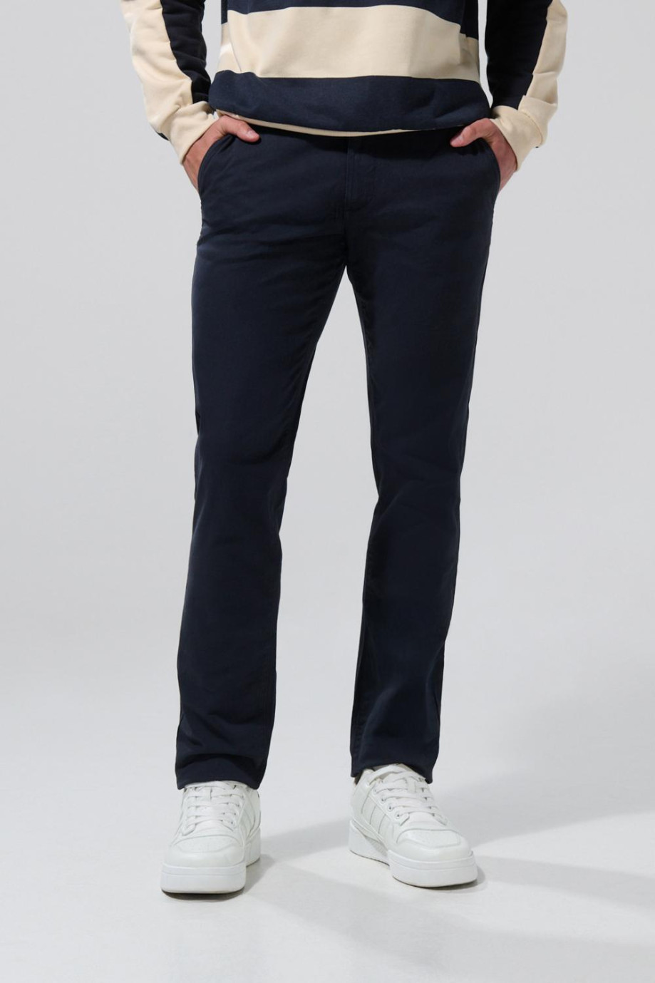 Pantalón Slim chino en drill