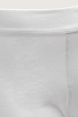 Bóxer brief-medio blanco en algodón con costuras planas