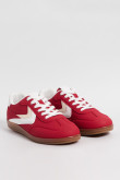 Tenis casuales unicolores con suelas planas en caucho