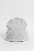 Gorro unicolor tejido con texturas de canal