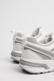Tenis de plataforma unicolores con diseños en contraste