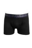 Bóxer brief-medio negro con costuras planas