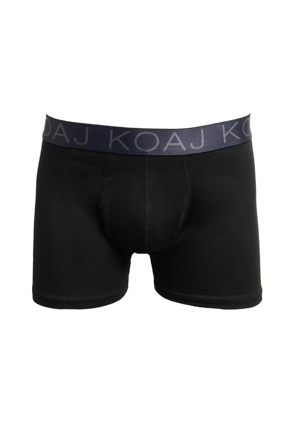 Bóxer brief-medio negro con costuras planas