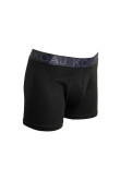 Bóxer brief-medio negro con costuras planas