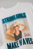Camiseta, con estampado en frente de Barbie